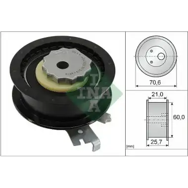 INA Eksantrik Gergi Rulmanı (T43247) - VW Grubu (VW/Audi/Seat/Skoda) 531 0882 10
