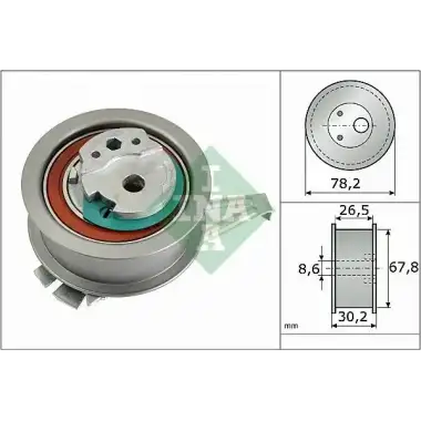 INA Eksantrik Gergi Rulmanı (T43245) - VW Grubu (VW/Audi/Seat/Skoda) 531 0894 10