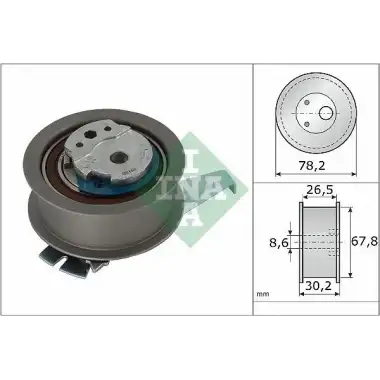 INA Eksantrik Gergi Rulmanı (T43279) - VW Grubu (VW/Audi/Seat/Skoda) 531 0962 10
