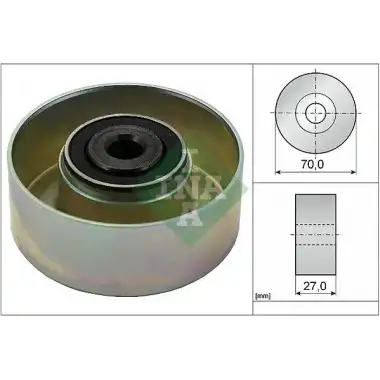 INA V Kayış Gergi Rulmanı (532 0214 10) - Peugeot / Citroën / DS