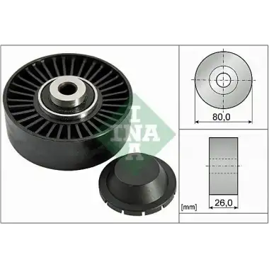 INA V Kayışı Gergi Makarasi - Fiat / Alfa / Lancia 532 0370 20