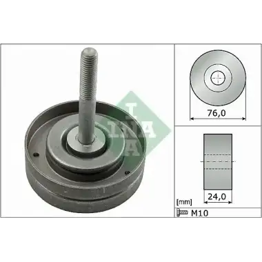 INA V Kayış Gergi Rulmanı (T36232) - VW Grubu (VW/Audi/Seat/Skoda) 532 0500 10