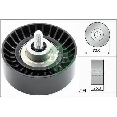 INA V Kayış Gergi Rulmanı (1685780/1685884/1714843/1754059/31330914) - Ford 532 0655 10
