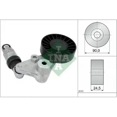 INA V Kayış Gergi Rulmanı (Kütüklü (Komple)) - Opel 534 0033 10