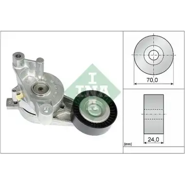 INA V Kayış Gergisi Komple (55777) - VW Grubu (VW/Audi/Seat/Skoda) 534 0059 10