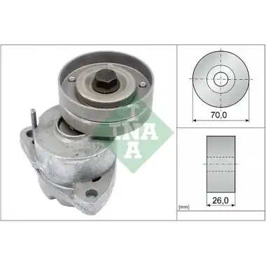 INA V Kayış Gergi Rulmanı (Komple) (534 0118 20) - Opel