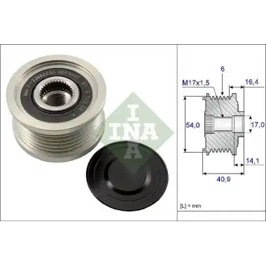 INA Alternatör Kasnağı (535 0112 10) - Fiat / Alfa / Lancia