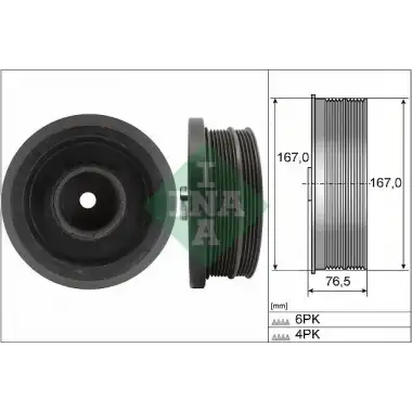 INA Krank Kasnağı (544 0082 10) - BMW / Mini
