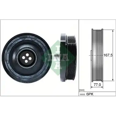 INA Krank Kasnağı (544 0137 10) - BMW / Mini