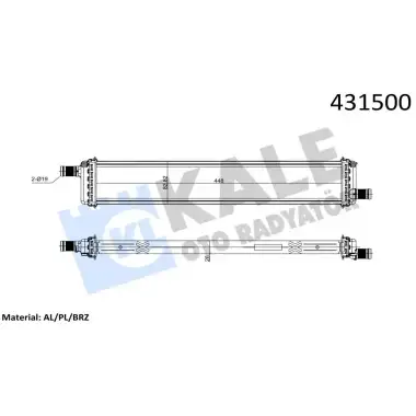 KALE Su Radyatörü (0559121AB) - Renault / Dacia