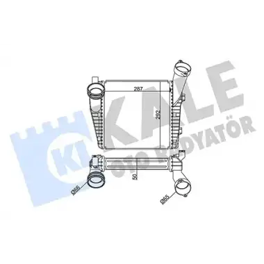 KALE Turbo Radyatörü (Sağ) - VW Grubu (VW/Audi/Seat/Skoda) 344735