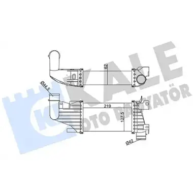 KALE Turbo Radyatörü (345025) - Opel