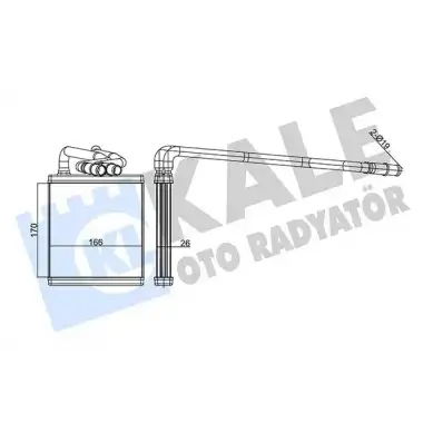 KALE Kalorifer Radyatörü (346545) - Ford