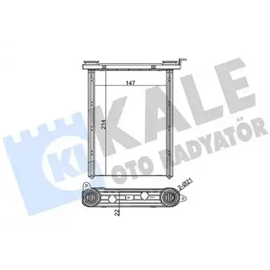 KALE Kalorifer Radyatörü (Brazing) (347125) - Renault / Dacia