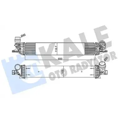 KALE Turbo Radyatörü (Intercooler) (348200) - Renault / Dacia