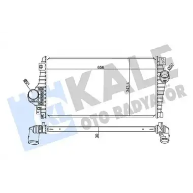 KALE Turbo Radyatörü (350875) - Opel