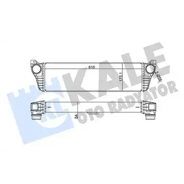 KALE Turbo Radyatörü (BHR 8ML 376 737-191) - Mercedes-Benz 350905