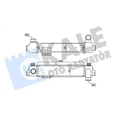 KALE Turbo Radyatörü (140 BG) - Kore Araçları (Hyundai/Kia) 352475