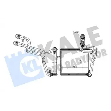 KALE Kalorifer Radyatörü (8FH 351 511-624) - VW Grubu (VW/Audi/Seat/Skoda) 354910