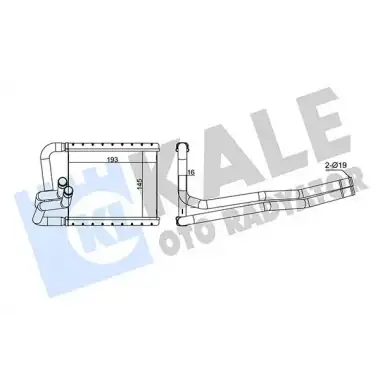 KALE Kalorifer Radyatörü (Kalorifer Petegi) (355130) - Kore Araçları (Hyundai/Kia)