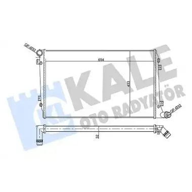 KALE Su Radyatörü (356930) - VW Grubu (VW/Audi/Seat/Skoda)