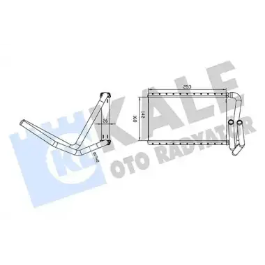 KALE Kalorifer Radyatörü (360840) - Kore Araçları (Hyundai/Kia)