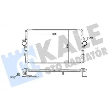 KALE Turbo Radyatörü ([Brazing] [30mm]8649471 / 8671694 / 9161207) - Volvo 375680