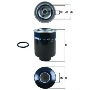 MAHLE Yakıt Filtresi (MHL KC135D) - Japon Araçları