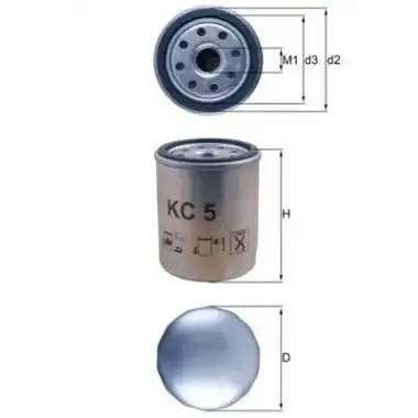 MAHLE Yakıt Filtresi (MHL KC5) - Japon Araçları