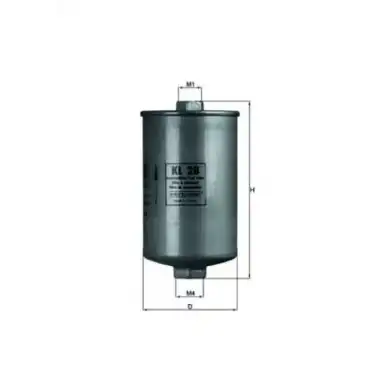 MAHLE Yakıt Filtresi (H84wk03) (MHL KL28) - VW Grubu (VW/Audi/Seat/Skoda)