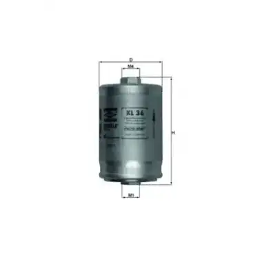 MAHLE Yakıt Filtresi (H148wk) - VW Grubu (VW/Audi/Seat/Skoda) MHL KL36