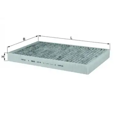 MAHLE Polen Filtresi (E936lc (Karbonlu)) - VW Grubu (VW/Audi/Seat/Skoda) MHL LAK46