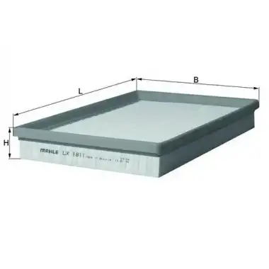 MAHLE Hava Filtresi (MHL LX1811) - VW Grubu (VW/Audi/Seat/Skoda)