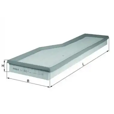 MAHLE Hava Filtresi (MHL LX582/1) - VW Grubu (VW/Audi/Seat/Skoda)
