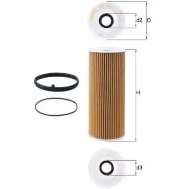 MAHLE Yağ Filtresi (E32hd184) - VW Grubu (VW/Audi/Seat/Skoda) MHL OX381D