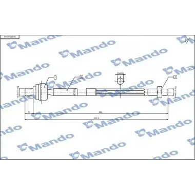 MANDO Rot Mili (DSA020277) - Kore Araçları (Hyundai/Kia)