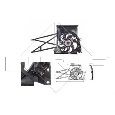 NRF Klima Fan Motoru (NRF 47013) - Opel