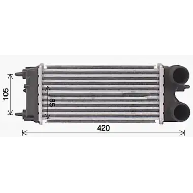 KALE Turbo Radyatörü (Av21 9l440 AC) - Ford 020CAC120