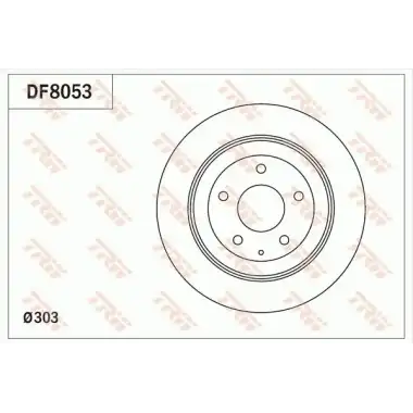 TRW Fren Diski Arka (DF8053) - Japon Araçları