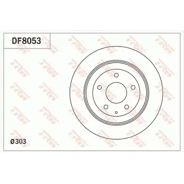 TRW Fren Diski Arka (DF8053) - Japon Araçları
