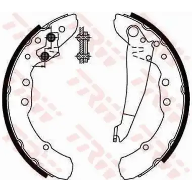 TRW Fren Balatası Arka (Pabuç) (GS8544) - VW Grubu (VW/Audi/Seat/Skoda)