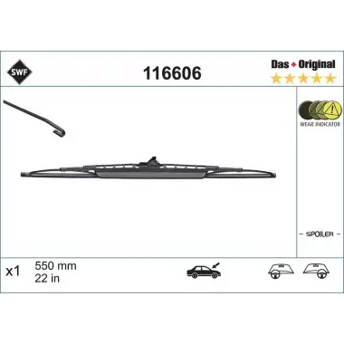 VALEO Silecek Süpürgesi Ön (SWF --- 550 MM) - Mercedes-Benz 116606