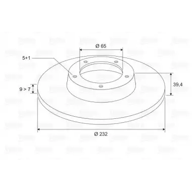 VALEO Fren Diski Arka (18488-ddf929-df2805 (Takım Fiyat)) - VW Grubu (VW/Audi/Seat/Skoda) 186597