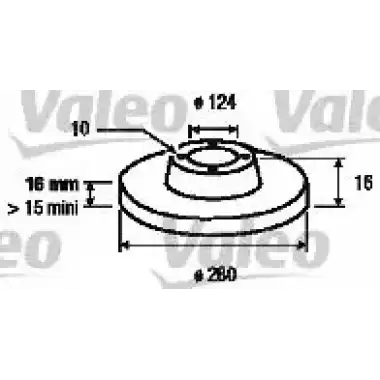 VALEO Fren Diski Arka (Takım) - Ford 187152