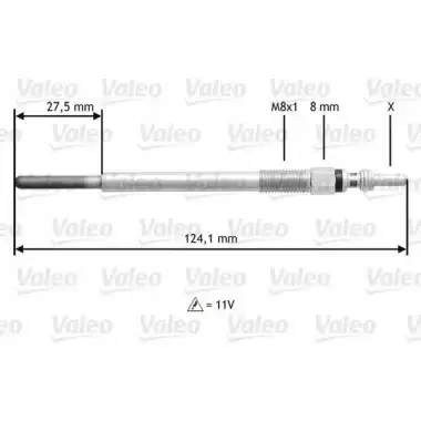 VALEO Kızdırma Bujisi ((Geçmeli)) - Ford 345138