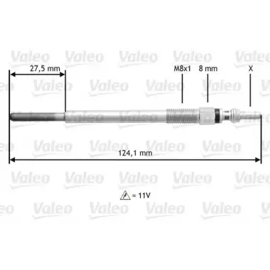 VALEO Kızdırma Bujisi ((Geçmeli)) - Ford 345138