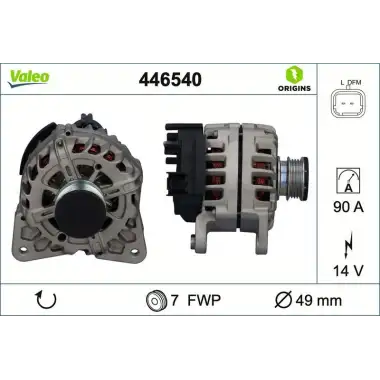 VALEO Alternatör (446540) - Renault / Dacia