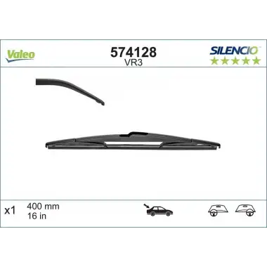 VALEO Silecek Süpürgesi Arka (574128) - Renault / Dacia
