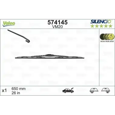 VALEO Silecek (650 Mm) - Ford 574145