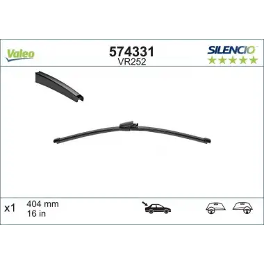 VALEO Silecek Süpürgesi Arka (3397008009 / 119502 (405mm) MUZ Tipi (Adet)) - VW Grubu (VW/Audi/Seat/Skoda) 574331